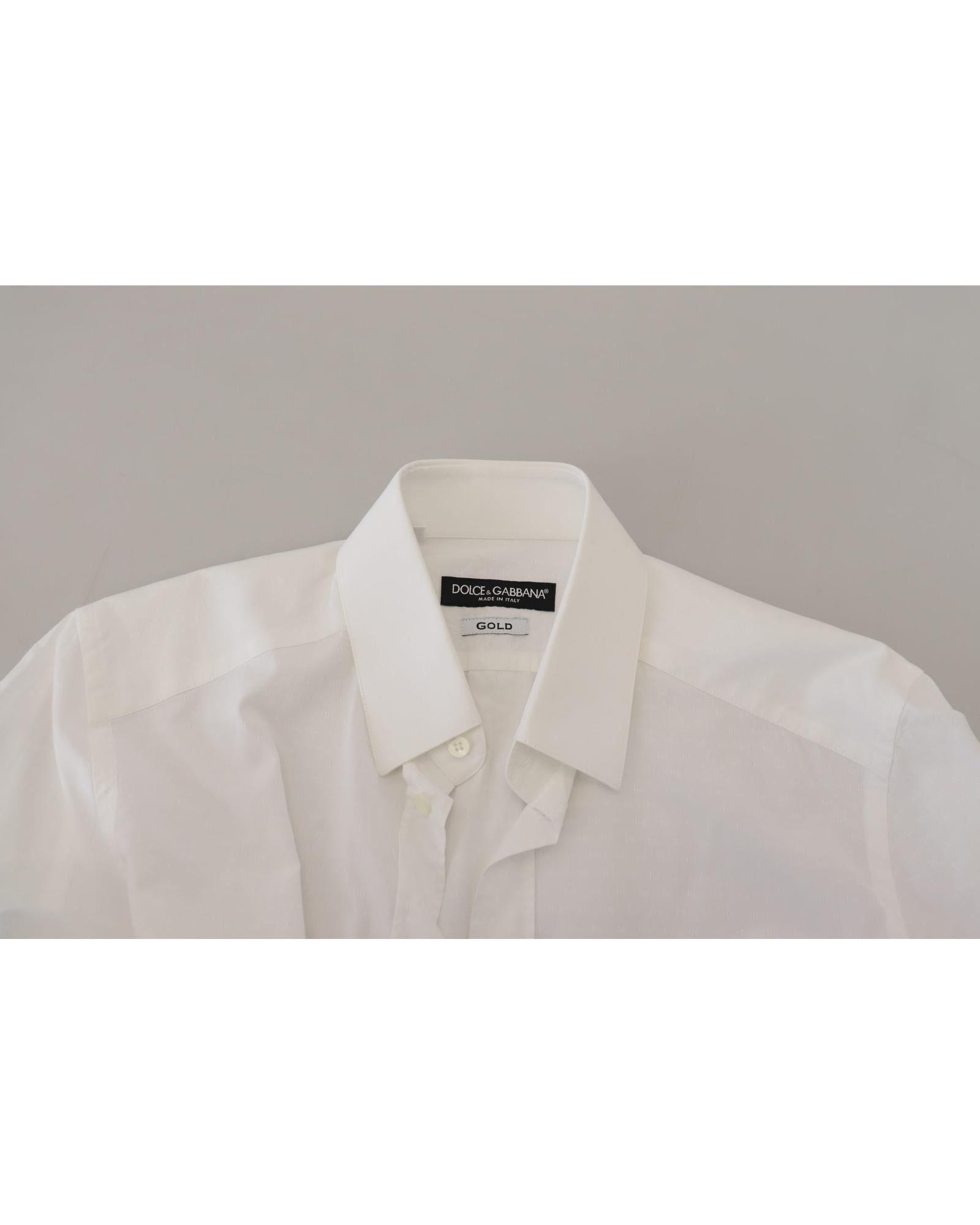 Dolce & Gabbana  Classic Fit Long Sleeve Dress Shirt White