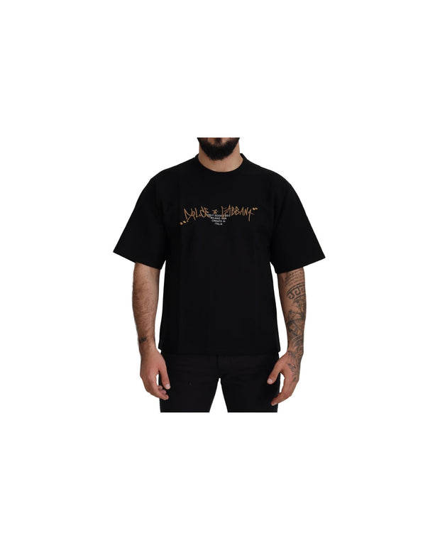 Dolce & Gabbana Logo Cotton Crewneck T-shirt