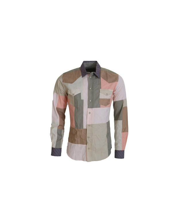 Dolce & Gabbana Patchwork Slim Shirt