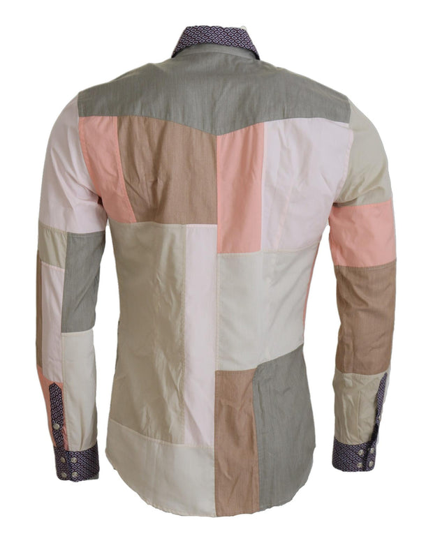 Dolce & Gabbana Patchwork Slim Shirt