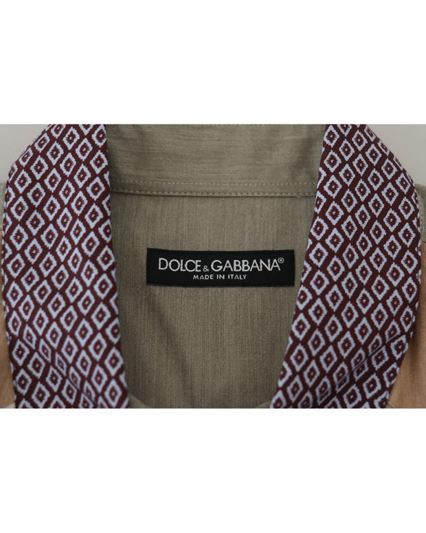Dolce & Gabbana Patchwork Slim Shirt