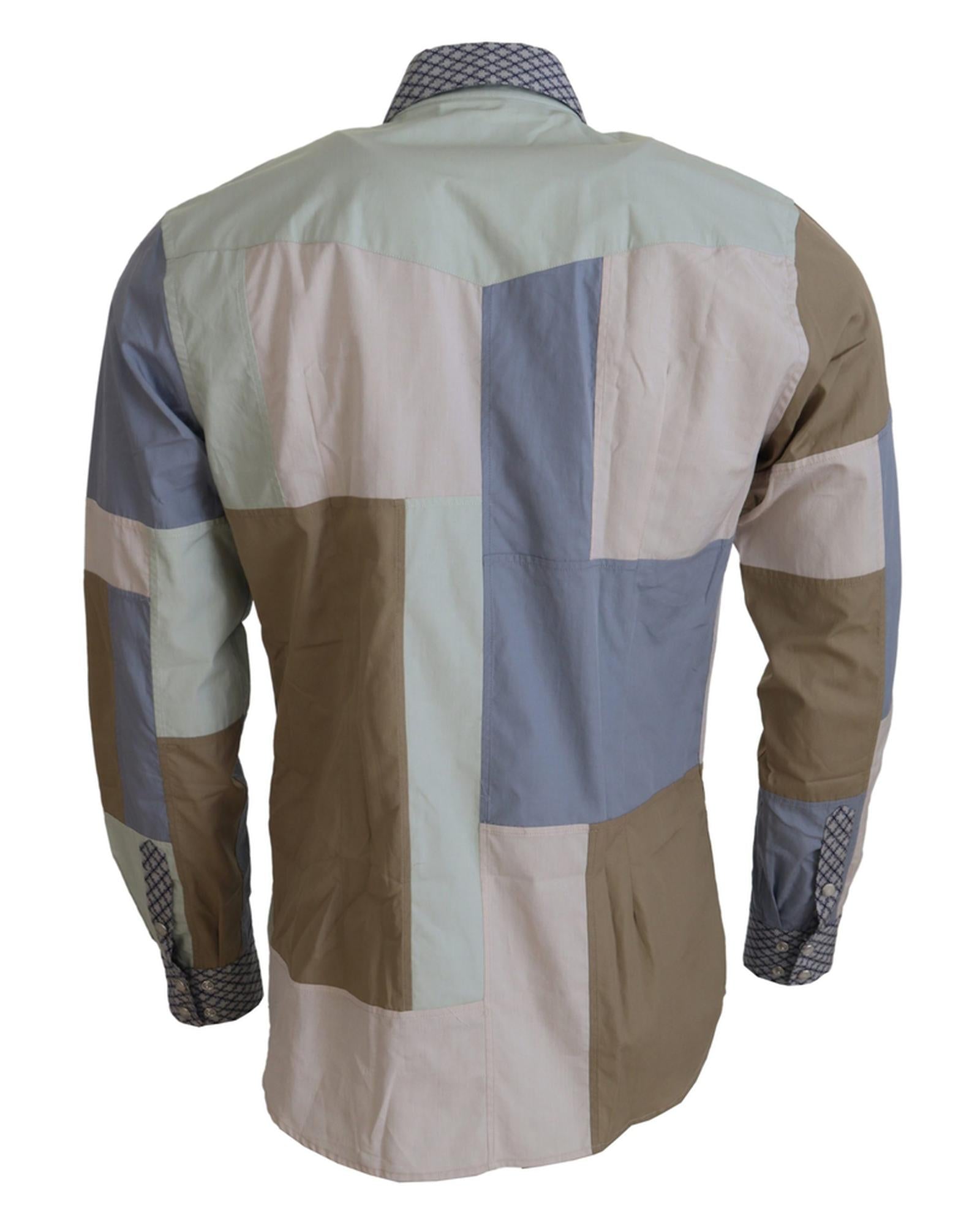 Dolce & Gabbana  Patchwork Cotton Shirt for Men