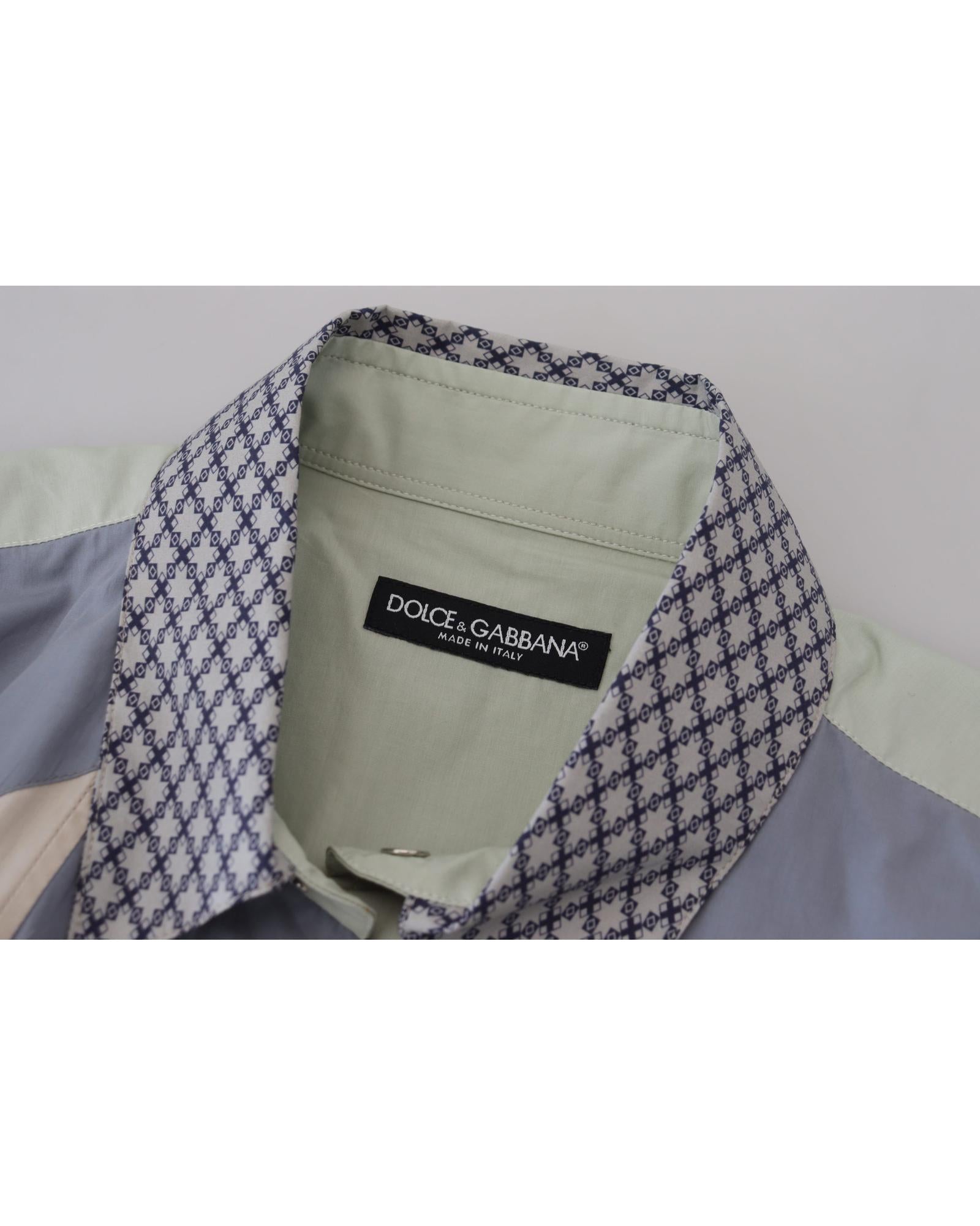 Dolce & Gabbana  Patchwork Cotton Shirt for Men