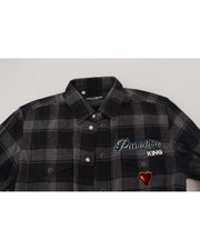 Dolce & Gabbana Checkered Long Sleeve Shirt in