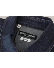 Dolce & Gabbana Cotton Long Sleeves Denim Shirt