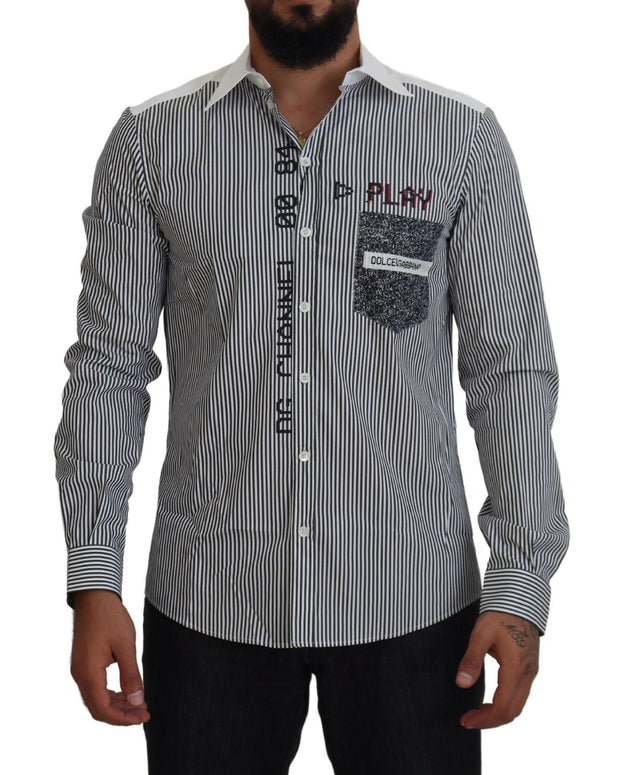 Dolce & Gabbana Striped Slim Fit Shirt