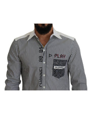 Dolce & Gabbana Striped Slim Fit Shirt