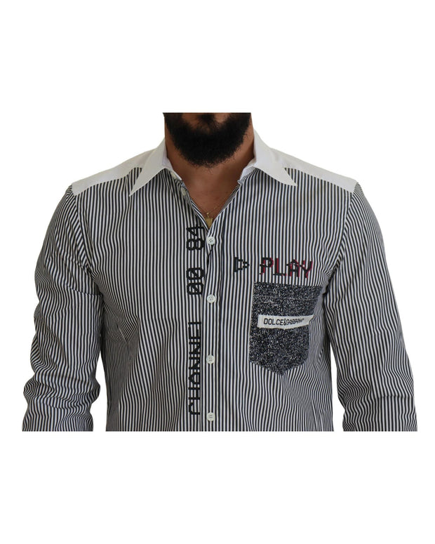 Dolce & Gabbana Striped Slim Fit Shirt