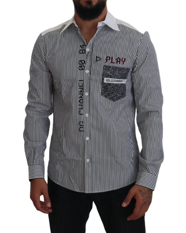 Dolce & Gabbana Striped Slim Fit Shirt