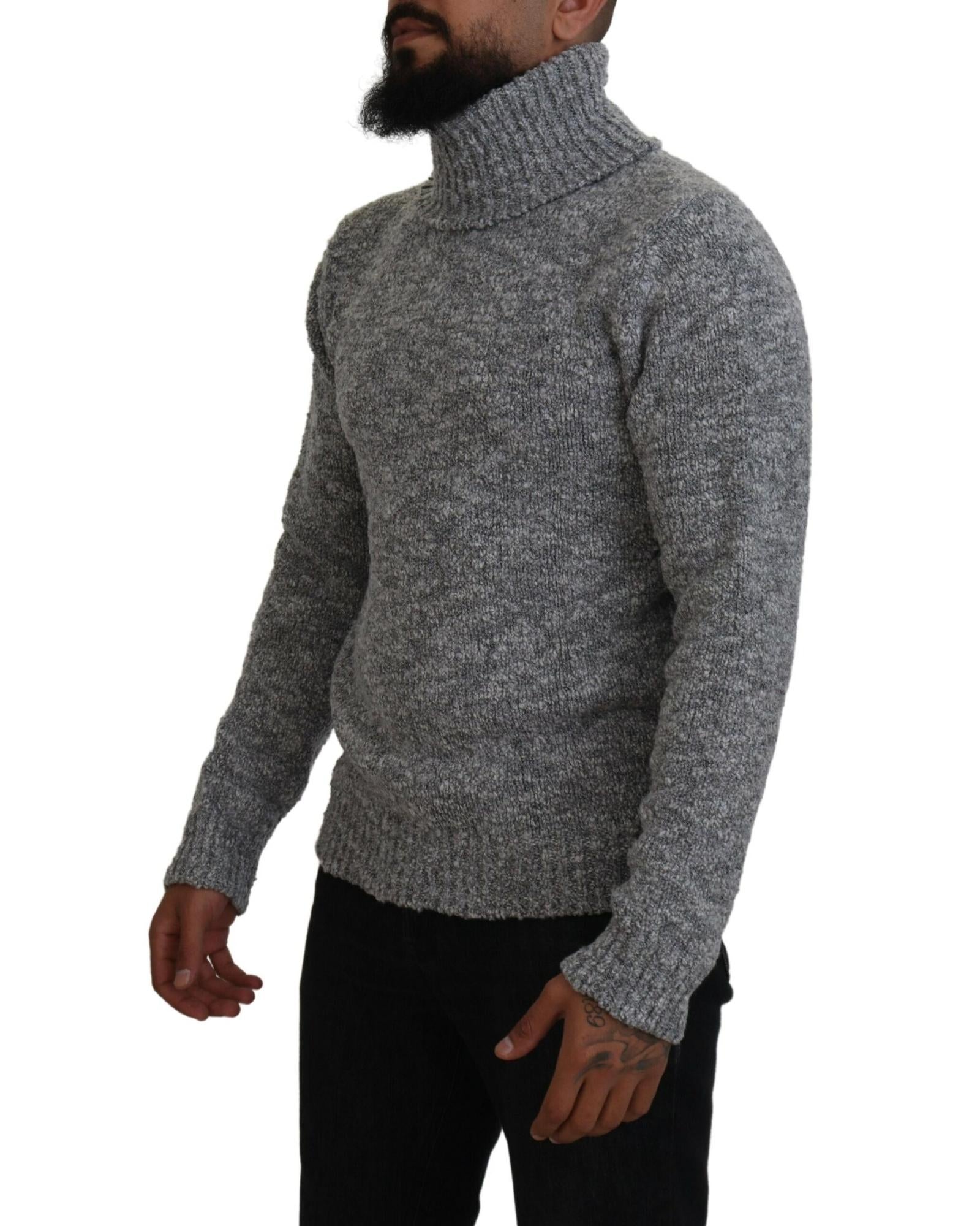 Dolce & Gabbana Wool Knit Turtleneck Sweater