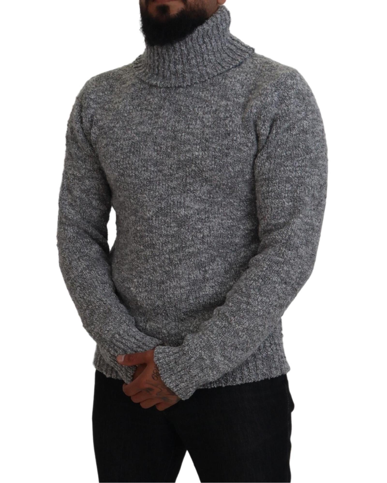 Dolce & Gabbana Wool Knit Turtleneck Sweater