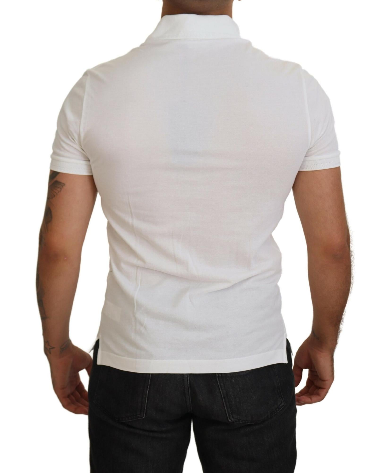 Dolce & Gabbana  Men's Classic Fit Polo Shirt - White