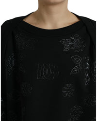 Dolce & Gabbana Floral Print Sweatshirt Black TSH84221