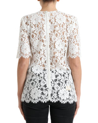 Dolce & Gabbana Women's White Lace Top