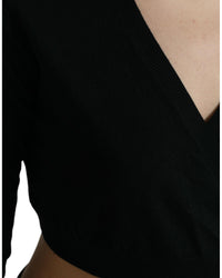 Dolce & Gabbana Wool V-neck Crossed Cardigan Sweater