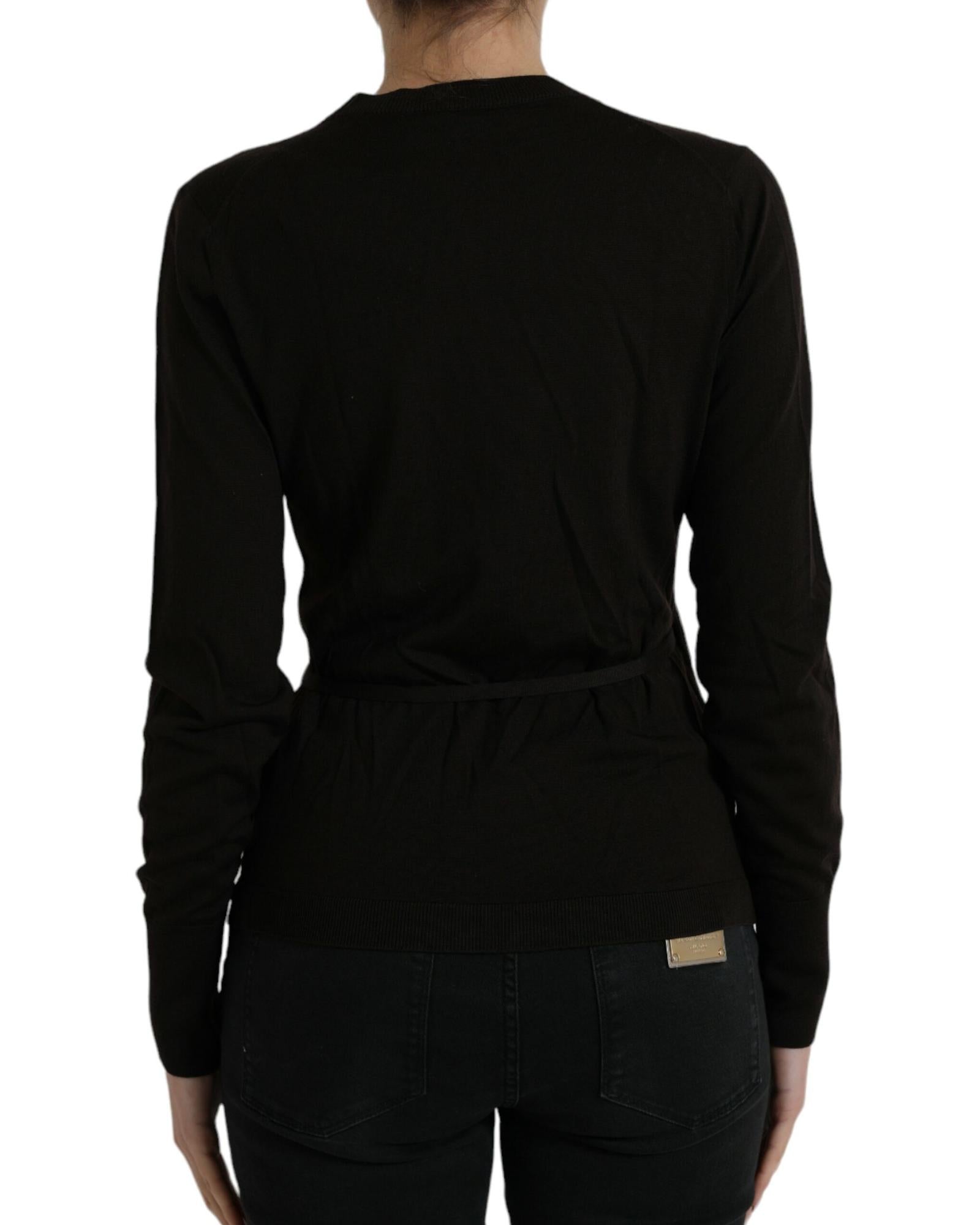 Dolce & Gabbana Wool V-neck Cardigan Sweater