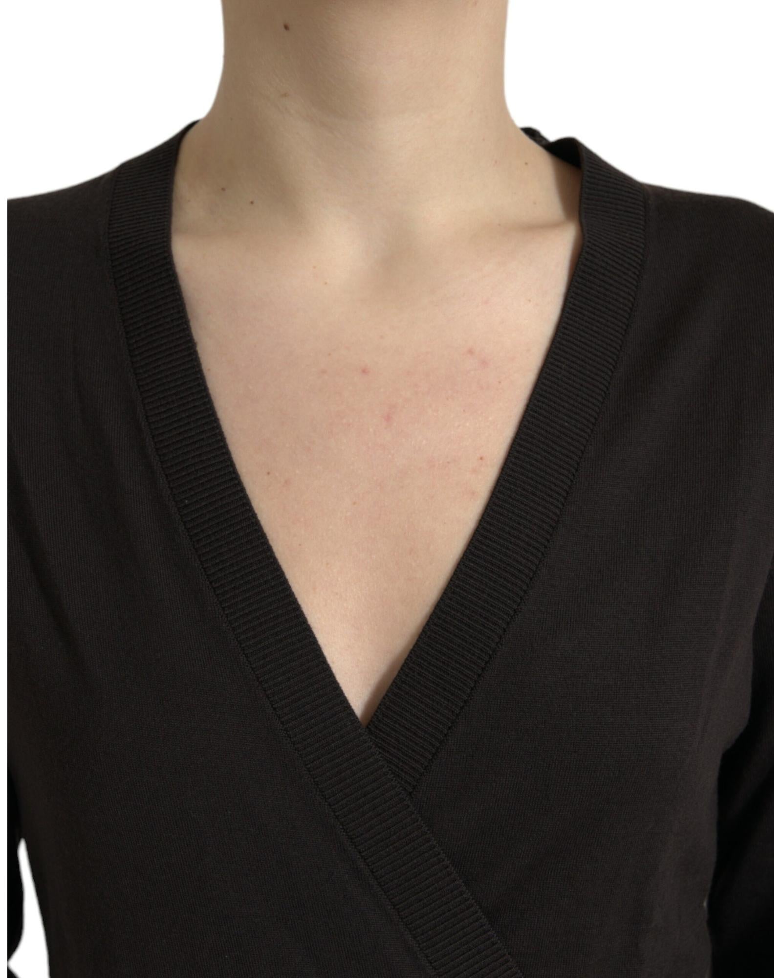 Dolce & Gabbana Wool V-neck Cardigan Sweater