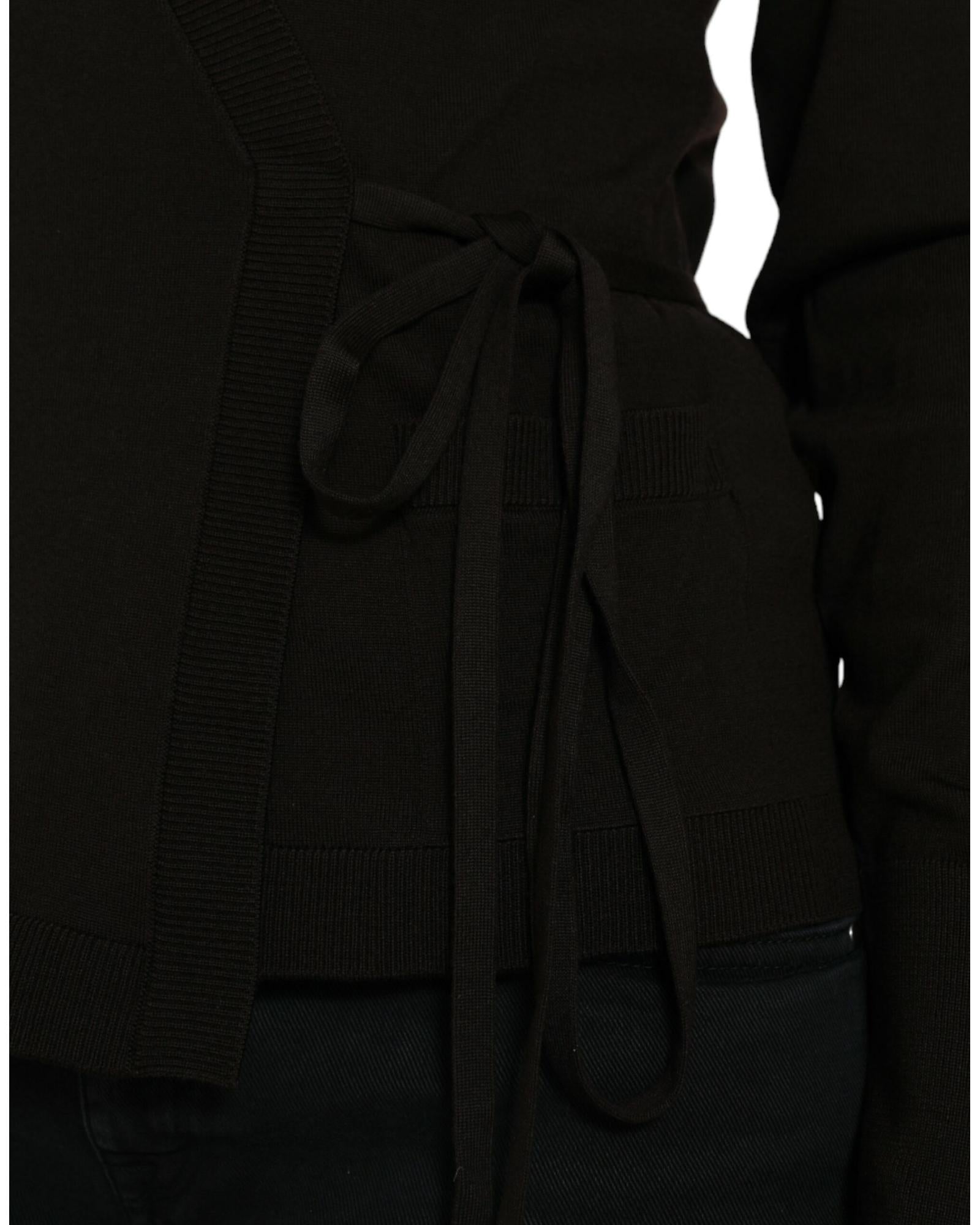 Dolce & Gabbana Wool V-neck Cardigan Sweater