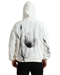 Dolce & Gabbana Men's Floral Print Silk Hoodie