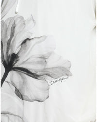 Dolce & Gabbana Men's Floral Print Silk Hoodie