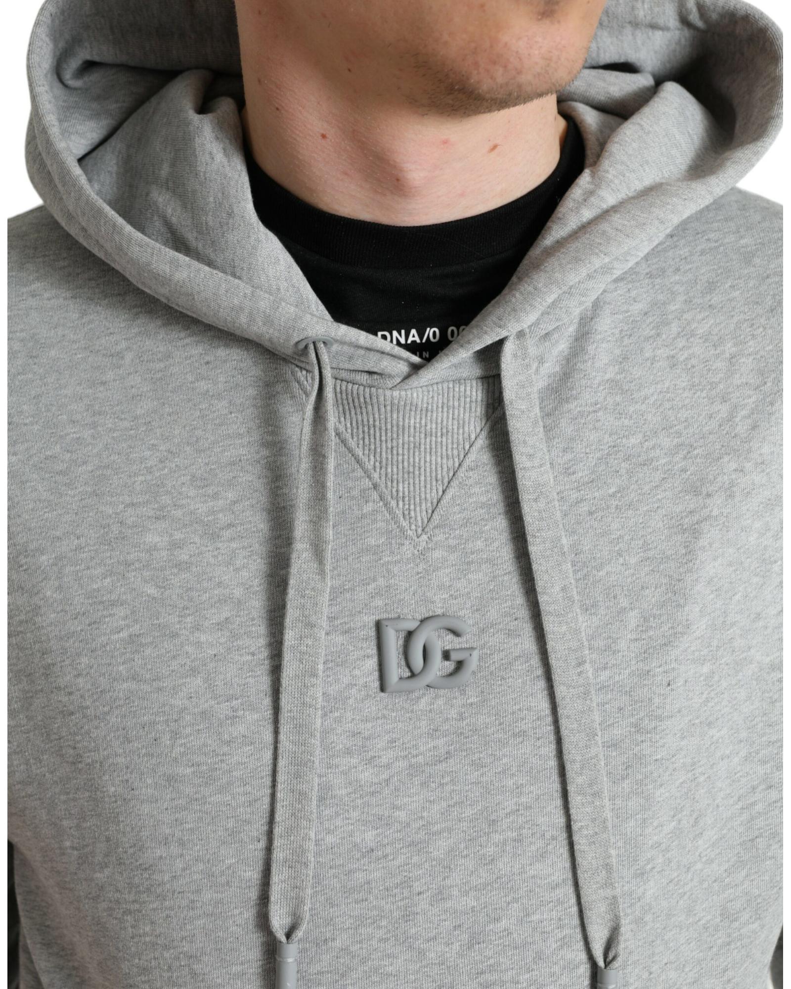 Dolce & Gabbana Men's Grey Hooded Sweatshirt