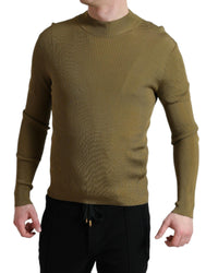 Dolce & Gabbana Ribbed Knit Sweater - Olive