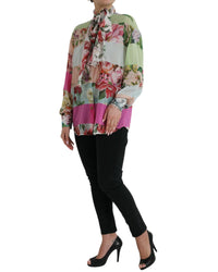 Dolce & Gabbana Floral Print Silk Shirt