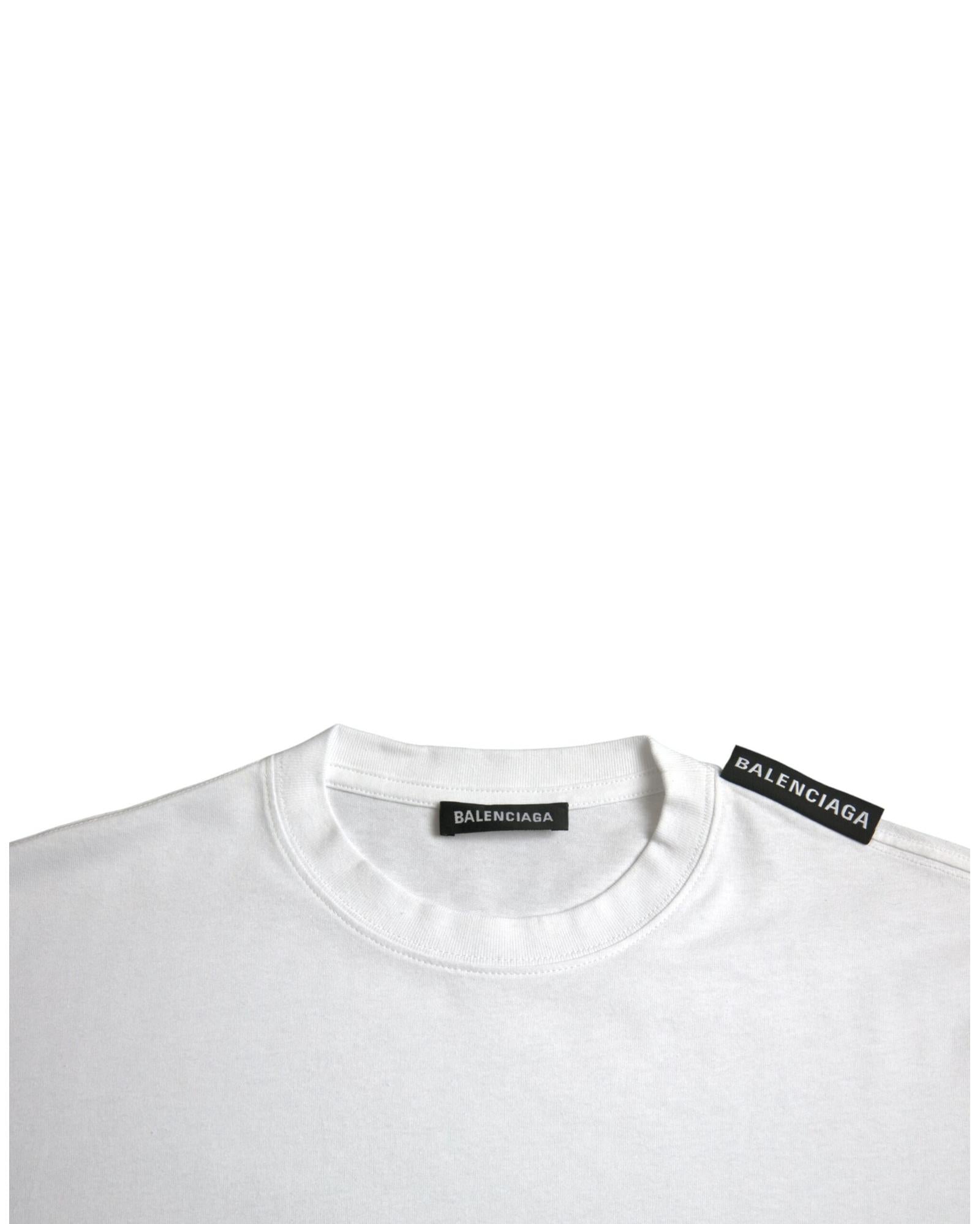 Balenciaga Logo Print T-Shirt for Men