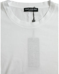 Dolce & Gabbana Men's White Cotton T-Shirt