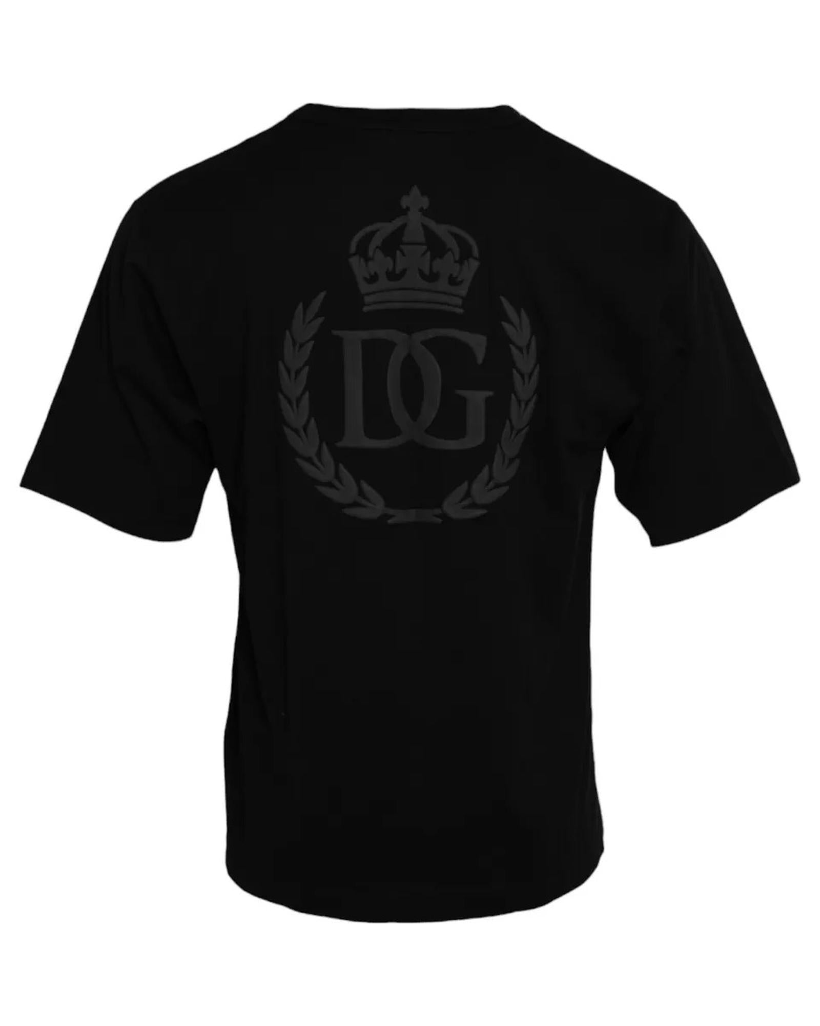 【送料&関税込】Dolce & Gabbana Midnight Blue Cotton T-s Dolce & Gabbana Midnight blue cotton t-shirt