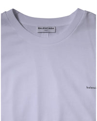 Balenciaga hort leeve Thirt Logoembroidered Men White Singlets