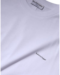 Balenciaga hort leeve Thirt Logoembroidered Men White Singlets