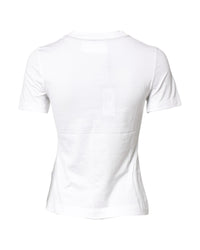 Dolce & Gabbana Tiger Graphic Tee Short Sleeve Women White Tops