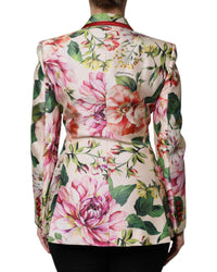 Dolce & Gabbana Floral Doublebreasted Blazer Women Multicolor Suits & Blazers
