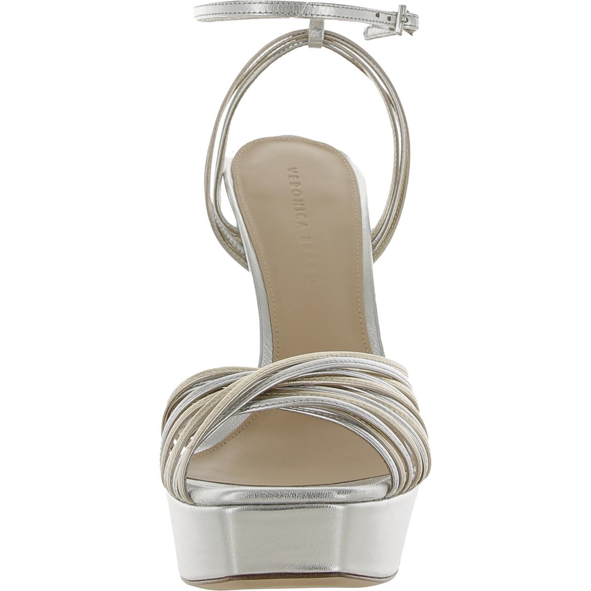 Fletcher Womens Strappy Square Toe Heels
