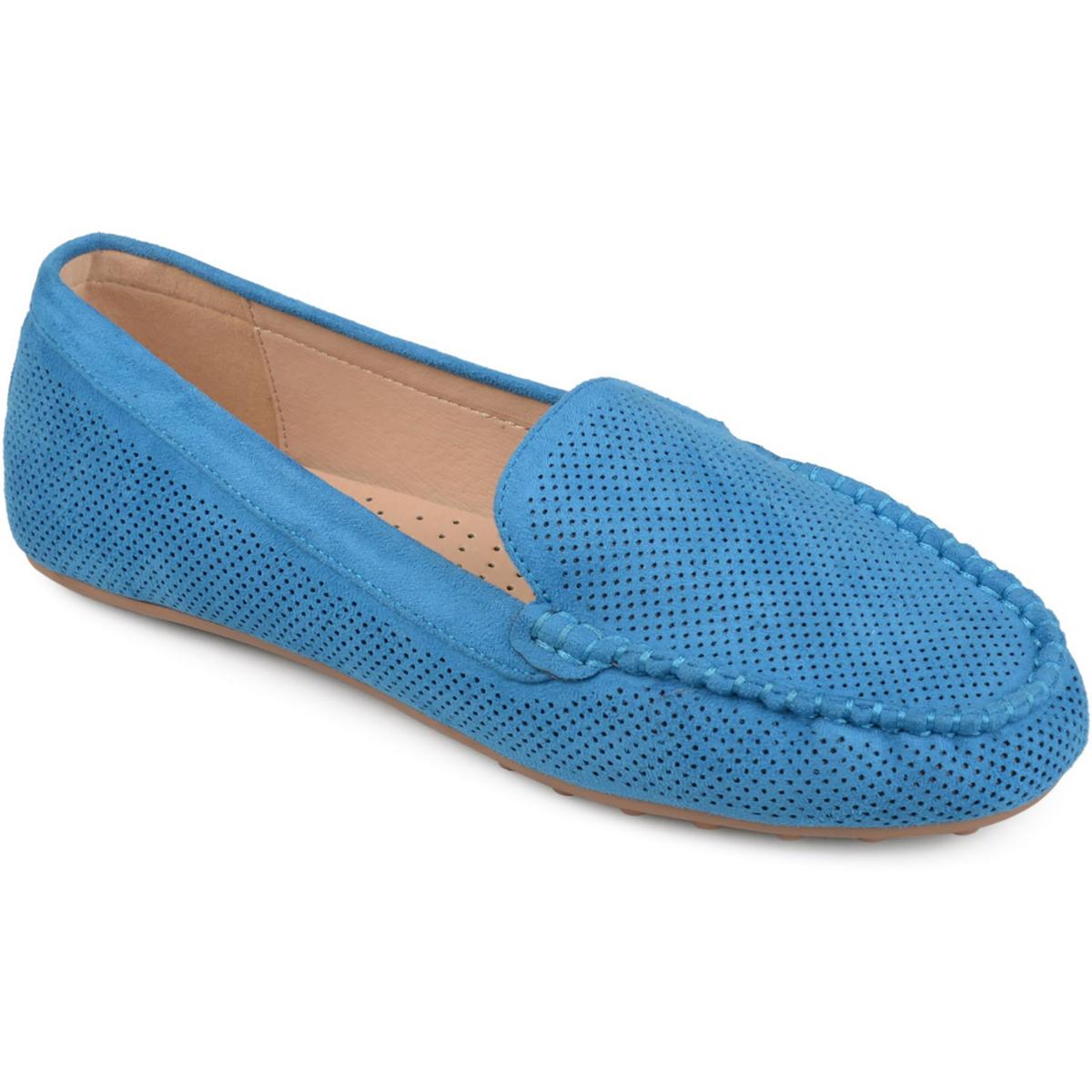 Halsey Womens Faux Suede Lifestyle Loafers