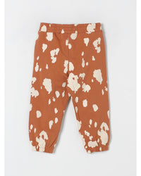 Stella Mccartney Kids Kids Cow Print Joggers Children Brown Pants