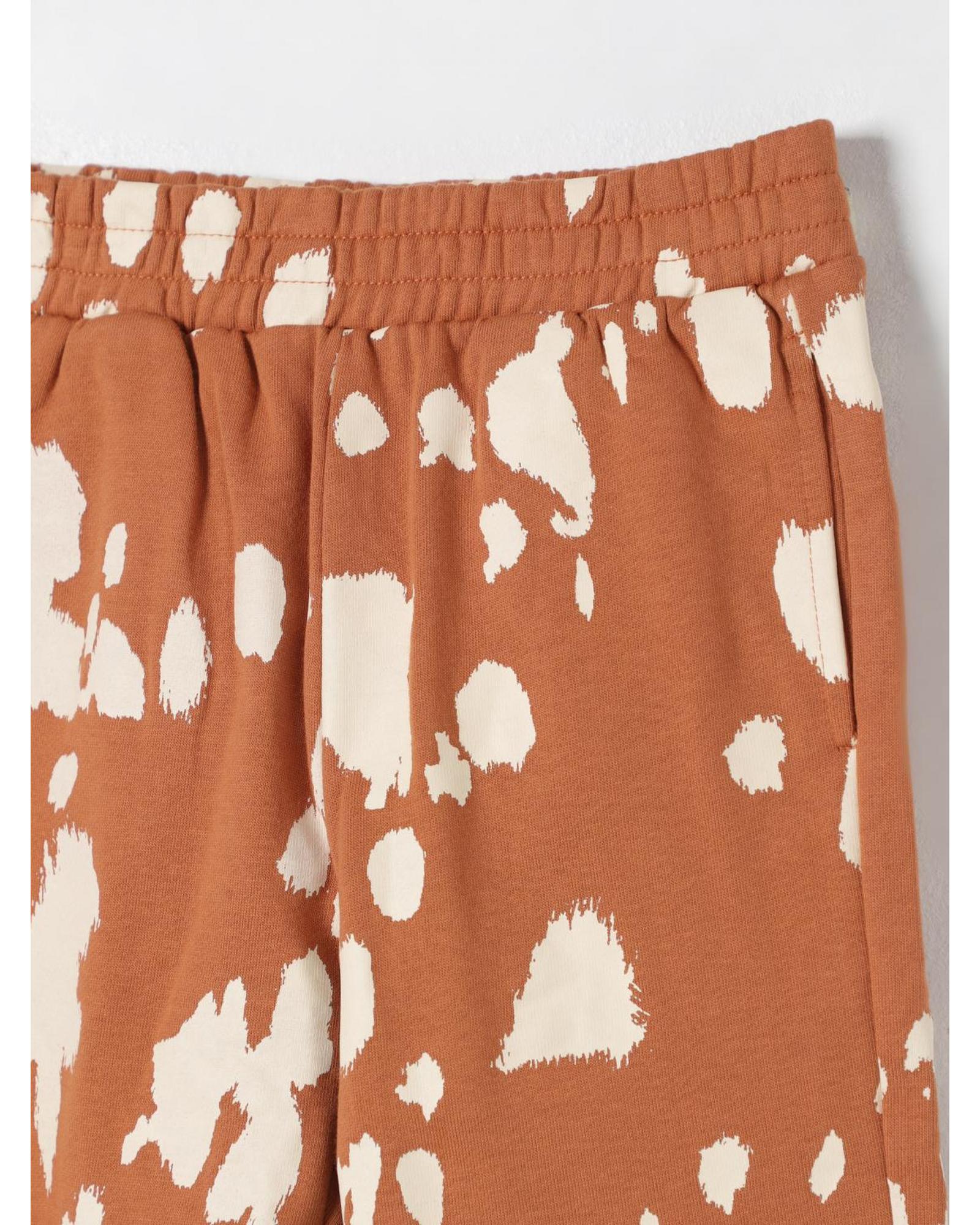 Stella Mccartney Kids Kids Cow Print Joggers Children Brown Pants