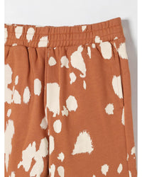 Stella Mccartney Kids Kids Cow Print Joggers Children Brown Pants