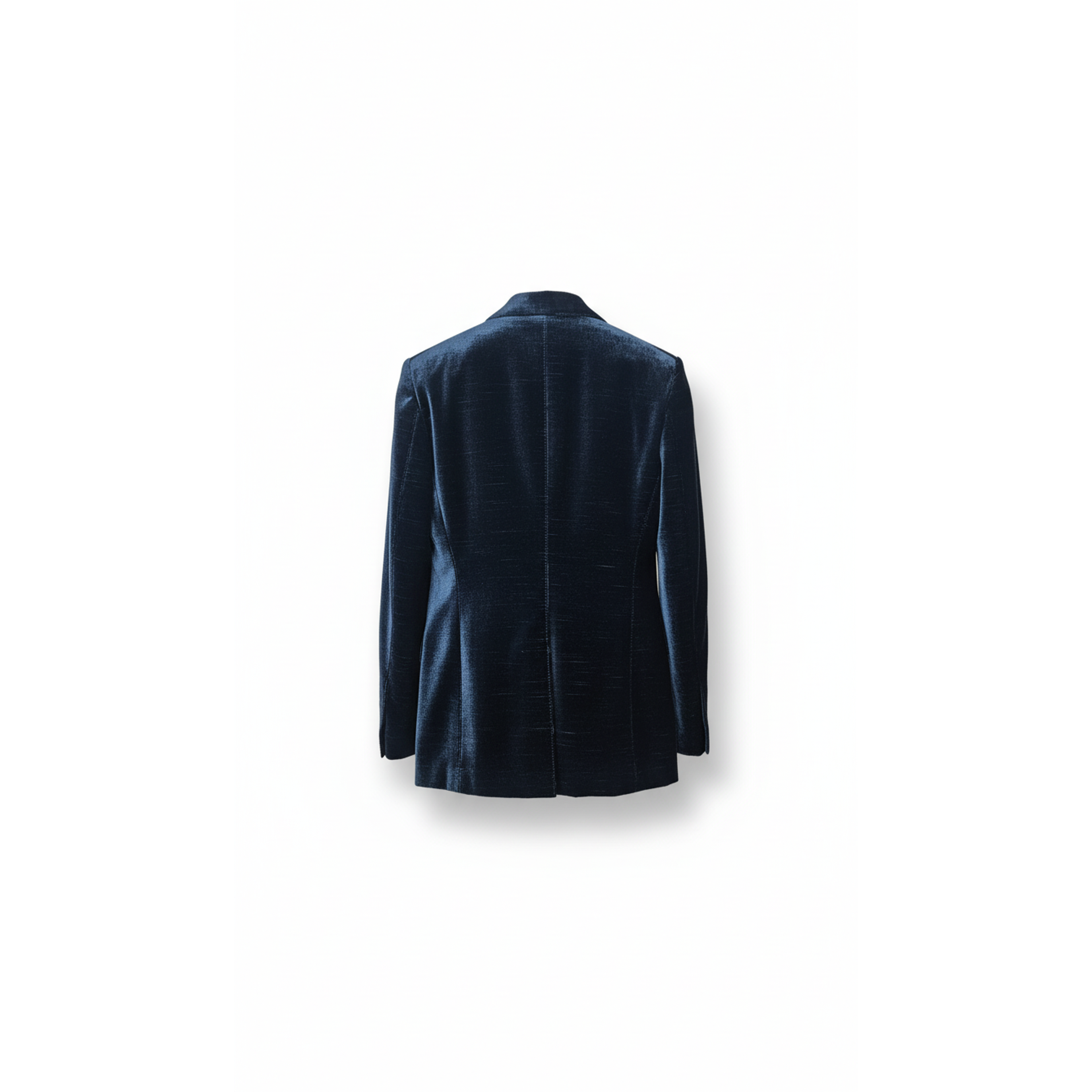 Tom Ford Velvet Double-Breasted Blazer with Gold Buttons