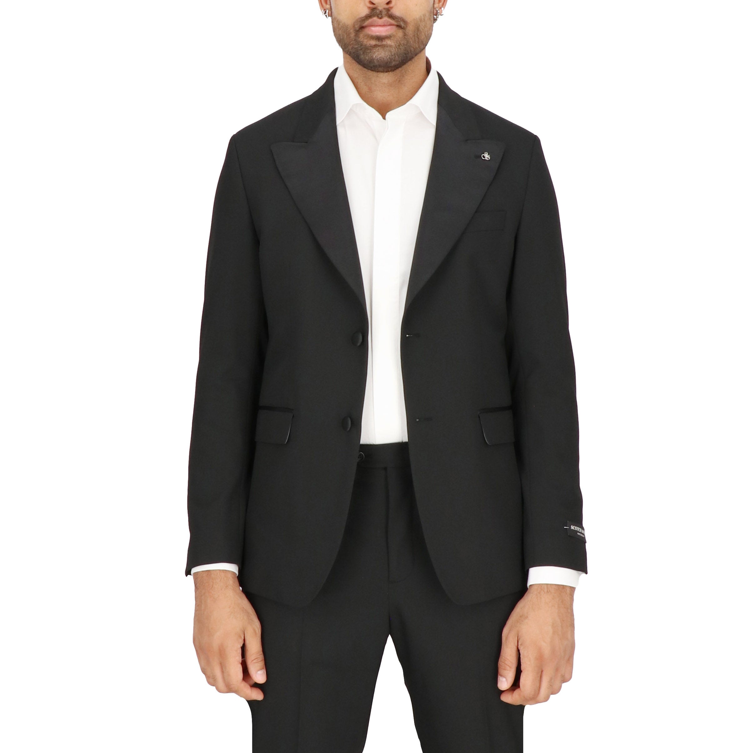 Scotch & Soda Mens Black Tuxedo