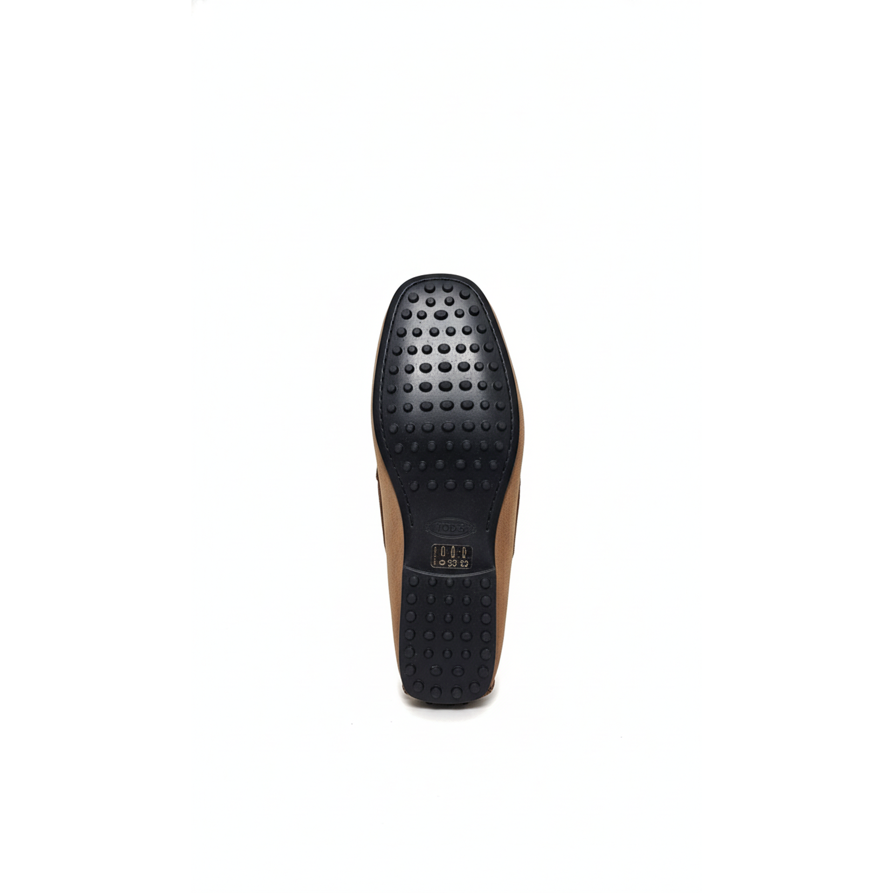 Tods Smooth Leather Penny Loafers in Brown