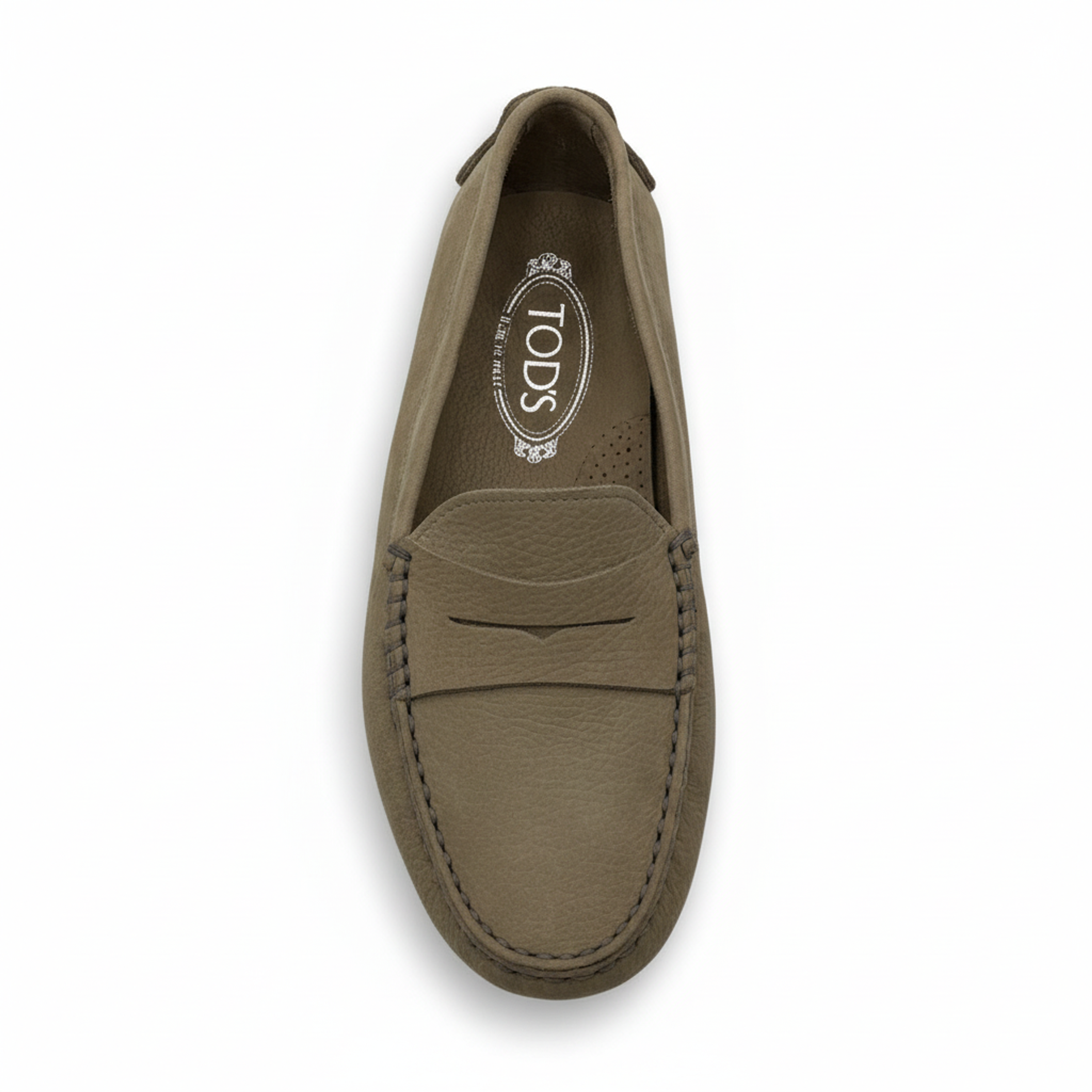 TODS WOMENS LOAFERS IN GREEN