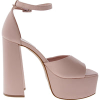 Womens Buckle Leather Pumps