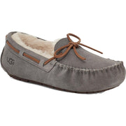 Dakota Womens Suede Shearling Lined Moccasin Slippers