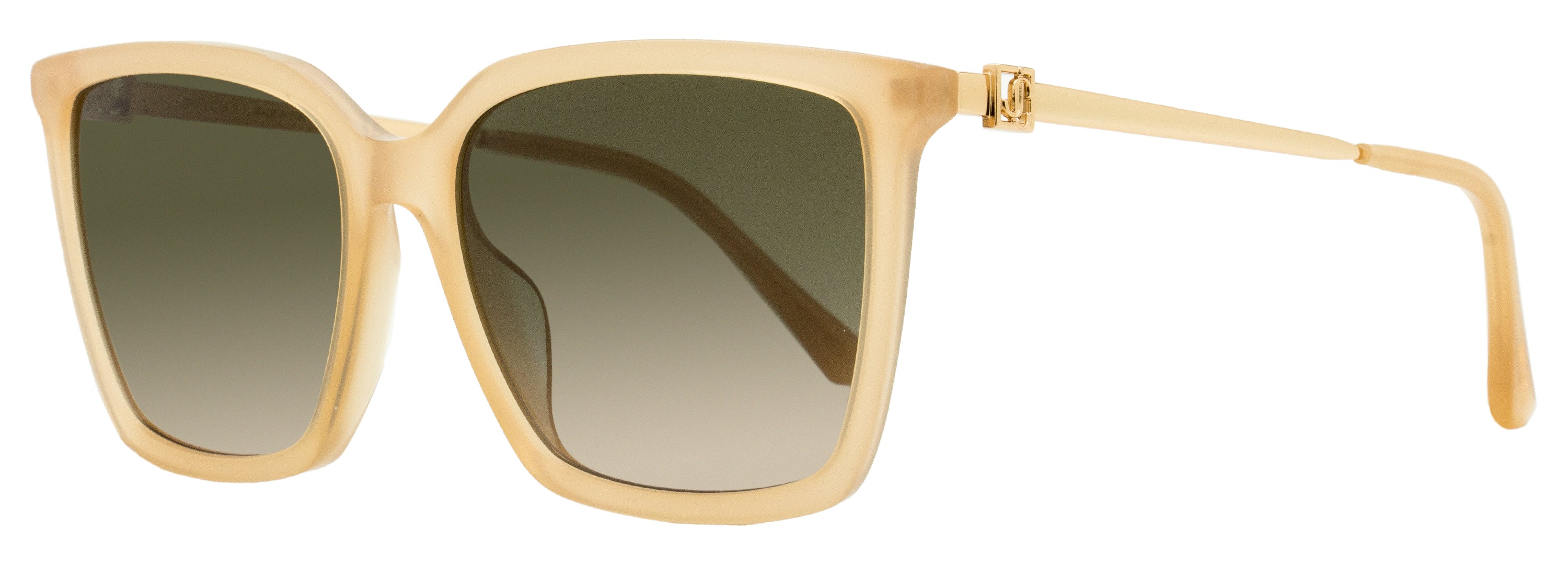 Jimmy Choo Square Sunglasses Totta /G FWMHA Nude/Gold 56mm Nude Gold