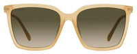 Jimmy Choo Square Sunglasses Totta /G FWMHA Nude/Gold 56mm