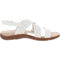 Marlis Womens Leather Padded Sole Slingback Sandals