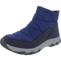 Tru 2 Womens Quilted Cold Weather Winter & Snow Boots 8 Medium Dark Blue