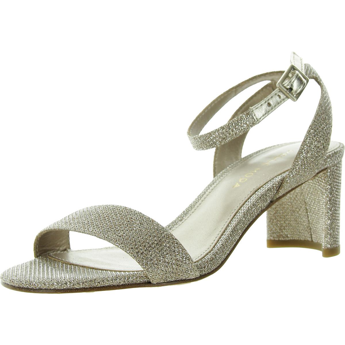 Moira 2 Womens Glitter Manmade Ankle Strap